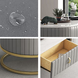 Scandinavian Stone TV Stand Enclosed Storage TV Console with 3 Drawers Clearhalo 'furn' 'furn_tv_stands_entertainment_centers' 'Furniture' 'Living Room Furniture' 'TV Stands & Entertainment Centers' 'TV Stands & Media Storage Furniture' 'tv_stands_entertainment_centers' 1200x1200_399f3c54-ccf9-4b07-9826-4c0c1fde69d4