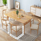 Home Modern Style MDF Dining Furniture Set Rectangle Dining Set with Wood Base Clearhalo 'Dining Room Sets' 'Dining Tables & Seating' 'dining_room_set' 'furn' 'furn_dining_room_set' 'Furniture' 'furniture_dining_room_set' 'Kitchen & Dining Furniture' 'kitchen&dining_furn' 'kitchen' 1200x1200_399fa2e3-3d21-4386-92ae-8e489deacaa6