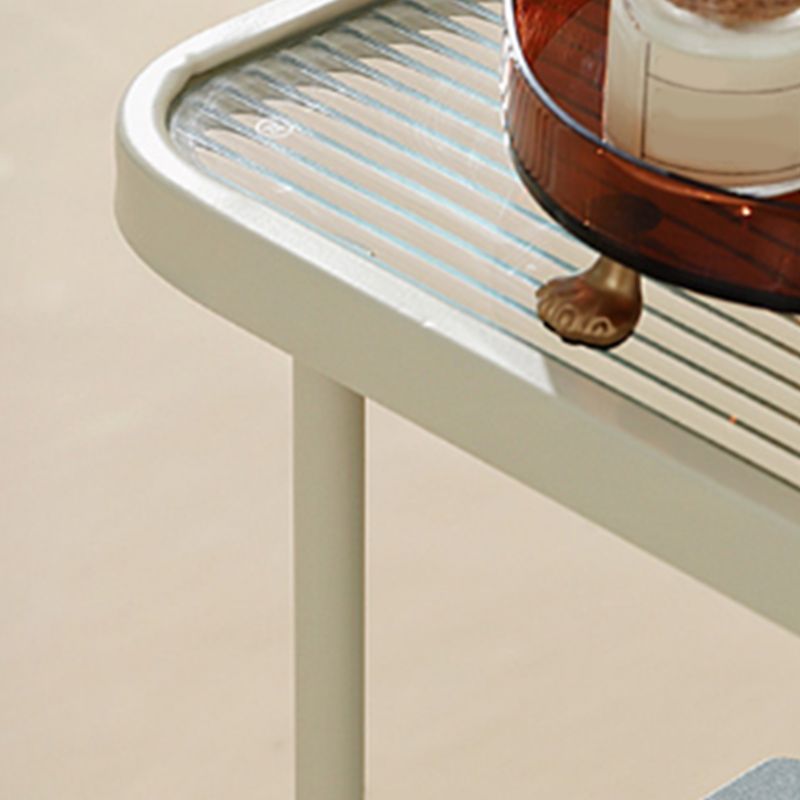 Four Legs Glass Coffee Table Shelf Included Geometric Single Cocktail Table Clearhalo 'Coffee & Accent Tables' 'Coffee Tables' 'coffee_tables' 'furn' 'furn_coffee_tables' 'Furniture' 'Living Room Furniture' 1200x1200_39a11d96-d96a-47eb-b814-2cac29aa289b