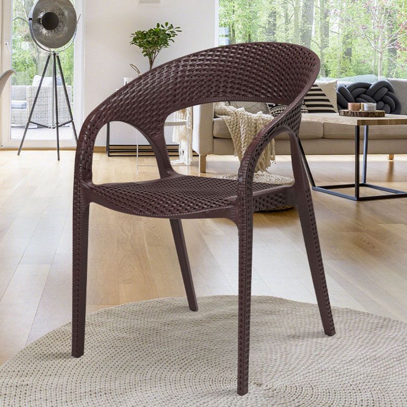 Eigentijdse stoel eetstoel stoel met plastic benen voor keuken