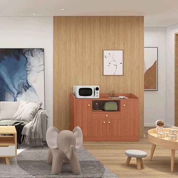 Sideboard del pavimento in legno moderno mobile rettangolo moderno per la casa