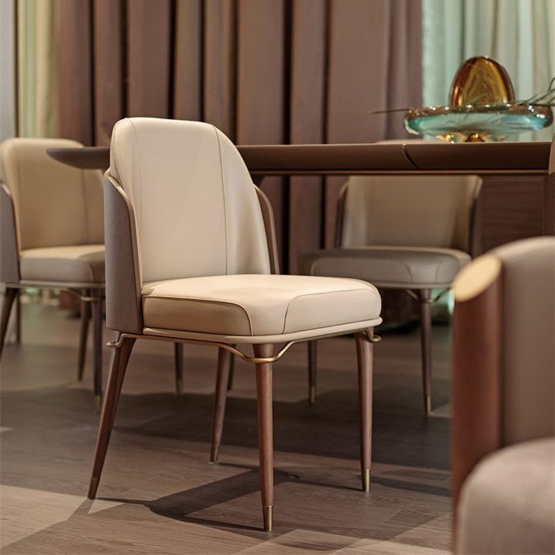 Parsons Dining Accent Chair Glam Armless Dining Chairs for Home Clearhalo 'Dining Chairs' 'Dining Tables & Seating' 'dining_chair' 'furn' 'furn_dining_chair' 'Furniture' 'Kitchen & Dining Furniture' 1200x1200_39a36ff8-67fb-44c2-8d13-a1b7addc9ba2