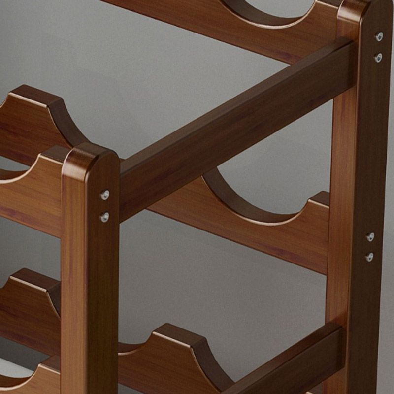 COMPTOPER MODIFICATION Rack à vin massif en bois massif Bouteille à vin pour le salon