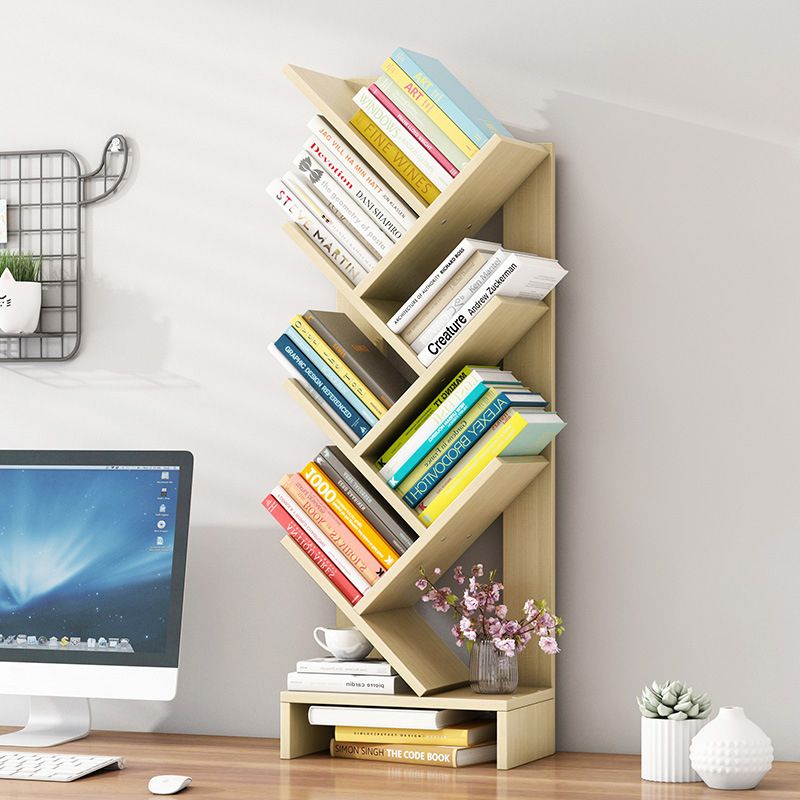 Modern Closed Back Style Bookshelf Engineer Wood Bookcase for Home Clearhalo 'Bookcases' 'furn' 'furn_bookcases' 'Furniture' 'Office Furniture' 1200x1200_39a53fa4-a4d4-4d58-a8b6-7a9f813f3bbd
