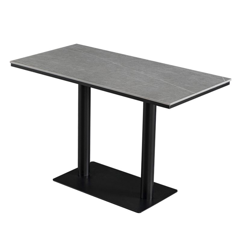 Industrial Dining Room Table Sintered Stone Table with Black Base for Home Kitchen Dinner Clearhalo ' dining_table' 'Dining Tables & Seating' 'Dining Tables' 'furn' 'furn_dining_table' 'Furniture' 'furniture_dining_table' 'Kitchen & Dining Furniture' 'kitchen&dining_furn' 'kitchen' 'kitchen_dining_table' 1200x1200_39a57872-602d-4f80-ae63-0cae7ed9e0b5