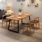 Industrial Dining Set 1/2/5 Pcs Solid Wood Dining Table and Chairs Clearhalo 'Dining Room Sets' 'Dining Tables & Seating' 'dining_room_set' 'furn' 'furn_dining_room_set' 'Furniture' 'Kitchen & Dining Furniture' 1200x1200_39a63877-e7b3-4241-8727-2f8bc247b791