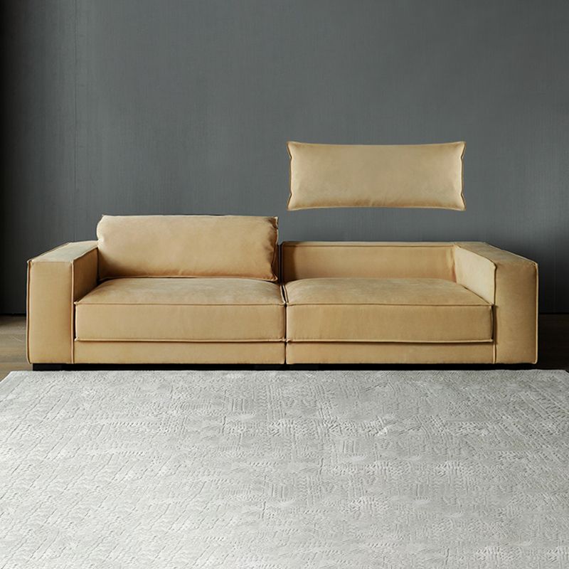 Faux Leather Sofa Tuxedo Arm Contemporary Settee for Living Room Clearhalo 'furn' 'furn_sofas' 'Furniture' 'Living Room Furniture' 'Sofa' 'sofas' 1200x1200_39a66ed3-326f-4acf-8ae5-a88cc462d40b