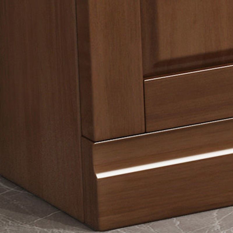 Console TV in legno massiccio tradizionale Open Car stoccaggio TV con mobile