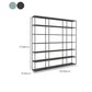 Scandinavian Etagere Bookcase Metal Open Back Bookshelf with Shelves