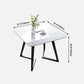 Double Pedestal Stone Table Industrial Style Dining Room Table for Indoor Clearhalo ' dining_table' 'Dining Tables & Seating' 'Dining Tables' 'furn' 'furn_dining_table' 'Furniture' 'furniture_dining_table' 'Kitchen & Dining Furniture' 'kitchen&dining_furn' 'kitchen' 'kitchen_dining_table' 1200x1200_39aa1b3c-8ef8-4642-b74d-f29f9636fc35