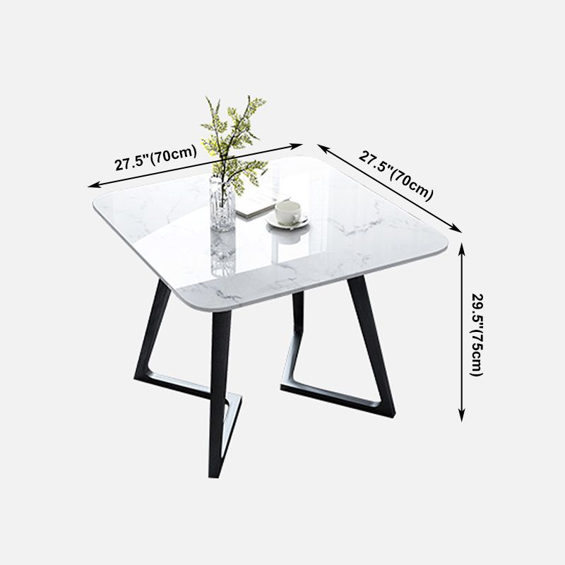 Double Pedestal Stone Table Industrial Style Dining Room Table for Indoor Clearhalo ' dining_table' 'Dining Tables & Seating' 'Dining Tables' 'furn' 'furn_dining_table' 'Furniture' 'furniture_dining_table' 'Kitchen & Dining Furniture' 'kitchen&dining_furn' 'kitchen' 'kitchen_dining_table' 1200x1200_39aa1b3c-8ef8-4642-b74d-f29f9636fc35