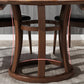 Round Pedestal Casual Dining Table Wood Color Fixed Turntable of Rubberwood Solid Wood Clearhalo ' dining_table' 'Dining Tables & Seating' 'Dining Tables' 'furn' 'furn_dining_table' 'Furniture' 'furniture_dining_table' 'Kitchen & Dining Furniture' 'kitchen&dining_furn' 'kitchen' 'kitchen_dining_table' 1200x1200_39adba05-c801-4b20-91b0-815fecb905a0