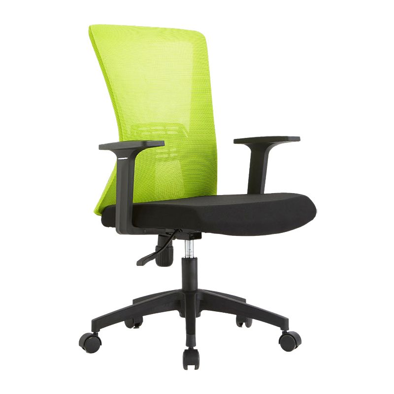 Fixed Arms Office Chair Microfiber Desk High Back Chair Wheels Ergonomic Clearhalo 'furn' 'furn_office_chair' 'Furniture' 'Office Chairs' 'Office Furniture' 'office_chair' 1200x1200_39ae373c-4633-4f44-8511-a03059cae52a