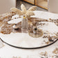 Round Dining Table Luxury Style Stone Pedestal Dinner Table with Turntable Clearhalo ' dining_table' 'Dining Tables & Seating' 'Dining Tables' 'furn' 'furn_dining_table' 'Furniture' 'furniture_dining_table' 'Kitchen & Dining Furniture' 'kitchen&dining_furn' 'kitchen' 'kitchen_dining_table' 1200x1200_39afae3e-5bfb-4bed-9727-7594e41d3d10