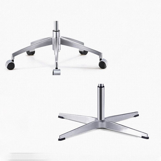 Silla de escritorio sin brazo moderno sin angustia de cuero con ruedas