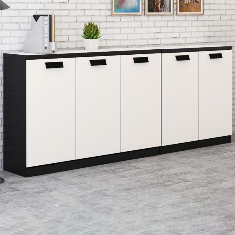 Archivo lateral Babyet Wood Moder de la oficina en el hogar Archivo con estantes de almacenamiento