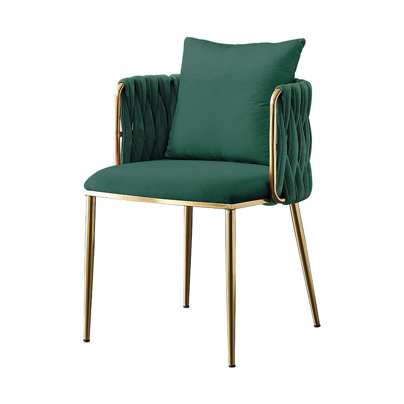 Minimalist Style Arm Chair Upholstered Barrel Back Single Dining Chair for Home Use Clearhalo ' kitchen&dining_furn' 'Dining Chairs' 'Dining Tables & Seating' 'dining_chair' 'furn' 'furn_dining_chair' 'Furniture' 'furniture_dining_chair' 'Kitchen & Dining Furniture' 'kitchen' 1200x1200_39b06186-3f26-4885-8848-2cb98496b434