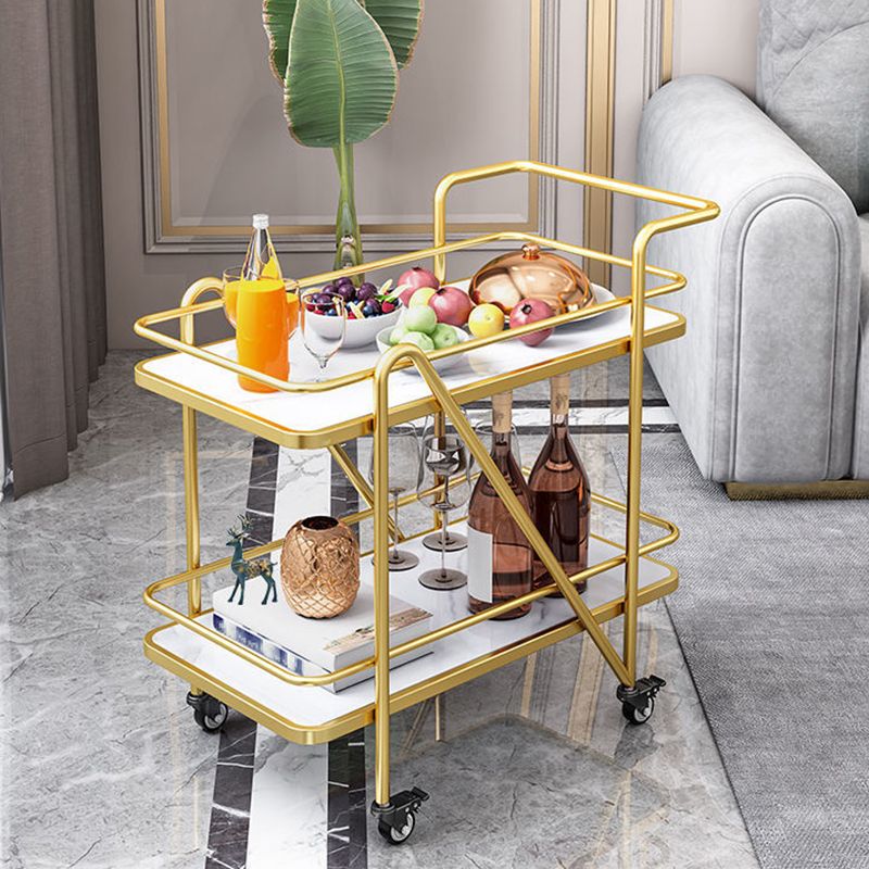 29.92 "ホーム用の高コンテンポラリー準備テーブルローリングメタル準備テーブル