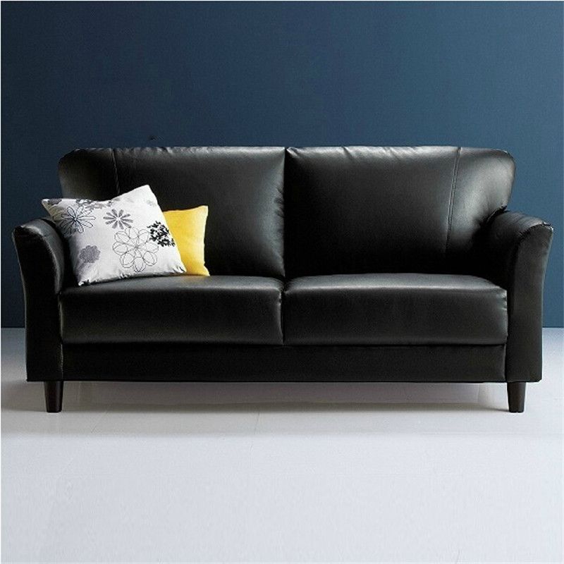 Modern Flared Arm Sofa Standard Wood Legs Sofa for Living Room Clearhalo 'Furniture' 'furniture_sofas' 'kitchen' 'kitchen_sofas' 'Living Room Furniture' 'Sofa' 'sofas' 1200x1200_39b1432a-68f2-4122-b1a3-58ff0999643a