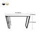 White Modern Style Bar Table in Faux Marble and Metal Specialty Milk Tea Shop Bar Table Clearhalo 'Bar Furniture' 'Bar Tables' 'bar_tables' 'furn' 'furn_bar_tables' 'Furniture' 'furniture_bar_tables' 'Kitchen & Dining Furniture' 1200x1200_39b276b5-eaba-4517-b403-3faf0ef0acdb