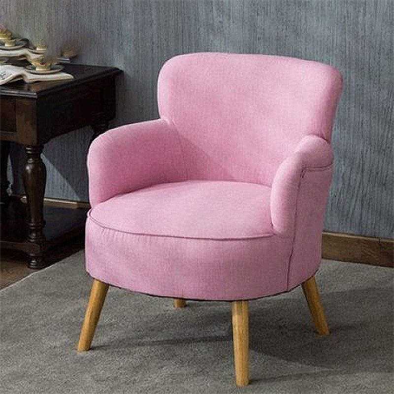 27.55"Wide*27.55"Deep Arm Chair with Square Arms, Basic Four Legs Clearhalo 'Accent Chairs' 'accent_chairs' 'Chairs & Seating' 'furn' 'furn_accent_chairs' 'Furniture' 'Living Room Furniture' 1200x1200_39b2bc33-8c6a-4caa-962a-c50bfe12713a