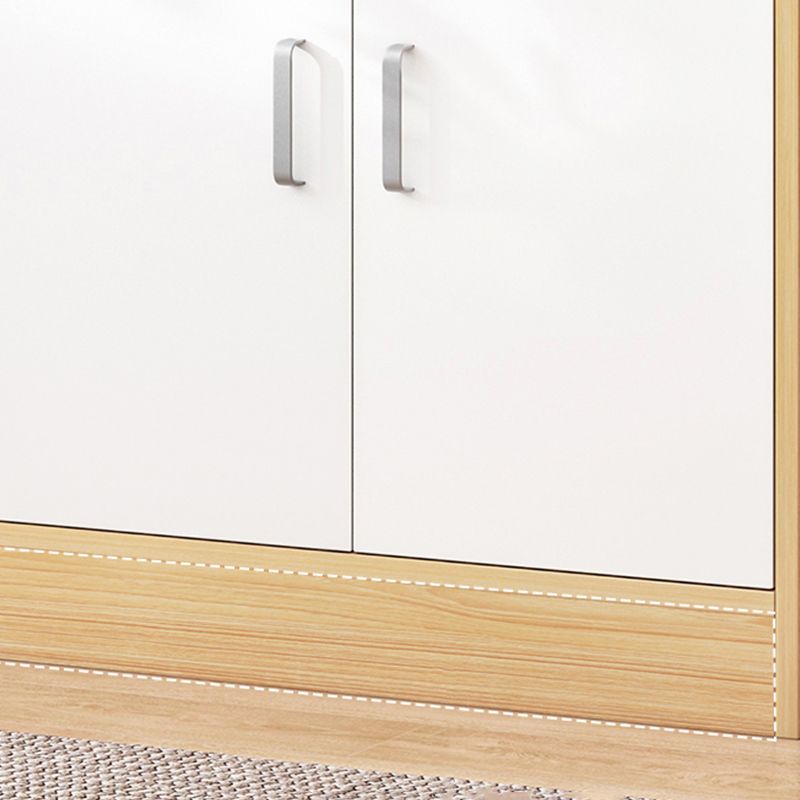 Sideboard di stoccaggio aperto moderno sideboard in legno ingegnerizzato per soggiorno