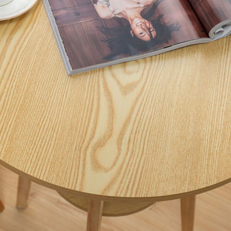 Industrial Natural Wood Bar Table 23.6"W Round Top Bistro Table for Cafe Clearhalo 'Bar Furniture' 'Bar Tables' 'bar_tables' 'furn' 'furn_bar_tables' 'Furniture' 'furniture_bar_tables' 'Kitchen & Dining Furniture' 'kitchen&dining_furn' 'kitchen' 1200x1200_39b580a4-ef33-4ed0-8efb-0e2e311ff4e8