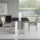 Black Stone Dining Table Set with Solid Back Chairs 1/2/4/5/7 Pcs Modern Dinette Set Clearhalo 'Dining Room Sets' 'Dining Tables & Seating' 'dining_room_set' 'furn' 'furn_dining_room_set' 'Furniture' 'Kitchen & Dining Furniture' 1200x1200_39b829bc-3cd8-413a-8691-2ae2f073b7f6