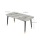 Industrial Dining Rectangle Table Sintered Stone Table with Metal Legs for Home Clearhalo 'Dining Tables & Seating' 'Dining Tables' 'dining_table' 'furn' 'furn_dining_table' 'Furniture' 'Kitchen & Dining Furniture' 1200x1200_39b8847c-7409-4d92-8c0c-d412aeca80da