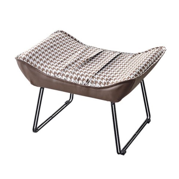 Plante à bascule de style contemporain chaise à bascule intérieure avec ottoman