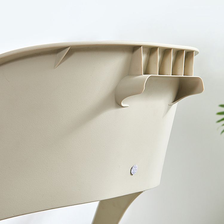 Modern Plastic Dining Room Chair Open Back Dining Side Chair for Restaurant Use Clearhalo ' kitchen&dining_furn' 'Dining Chairs' 'Dining Tables & Seating' 'dining_chair' 'furn' 'furn_dining_chair' 'Furniture' 'furniture_dining_chair' 'Kitchen & Dining Furniture' 'kitchen' 1200x1200_39b94575-3e9c-4f83-b18d-63e6c9cef197