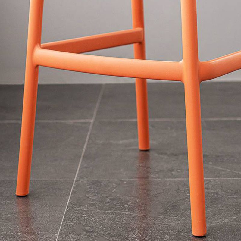 Industrial Stackable Bar Height Stool Plastic Low Back Bar Stool for Dining Room Clearhalo 'Bar Furniture' 'Bar Stools' 'bar_stools' 'furn' 'furn_bar_stools' 'Furniture' 'Kitchen & Dining Furniture' 1200x1200_39bb8d10-2ed3-47a6-a8c8-2c890fc3ad12