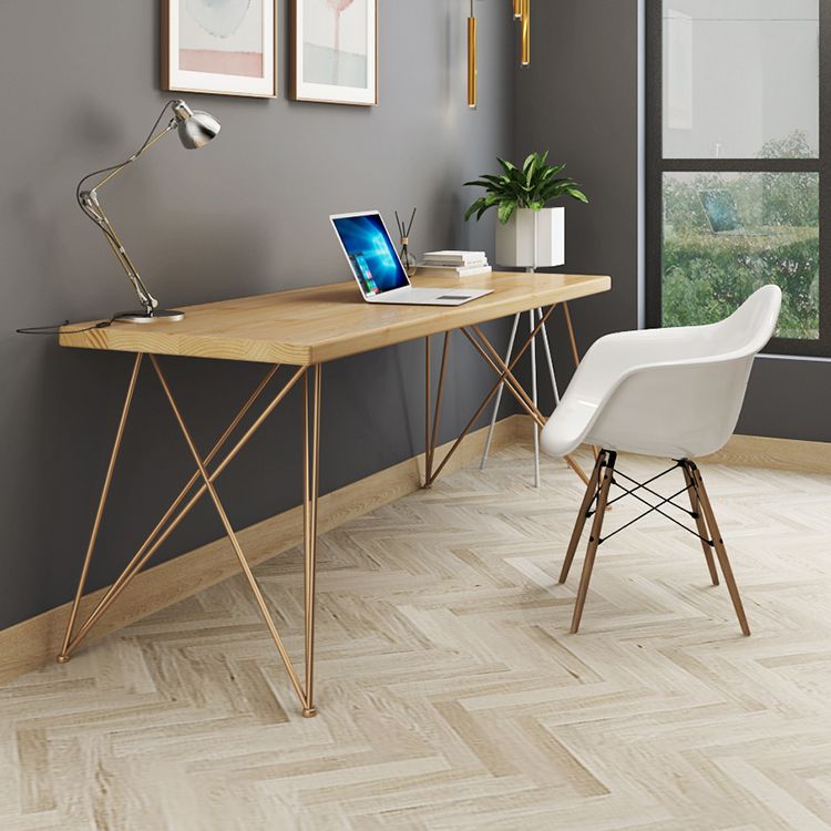 Rectangle Luxury Dining Table Wood Color Fixed Table of Solid Wood with 4 Legs Clearhalo ' dining_table' 'Dining Tables & Seating' 'Dining Tables' 'furn' 'furn_dining_table' 'Furniture' 'furniture_dining_table' 'Kitchen & Dining Furniture' 'kitchen&dining_furn' 'kitchen' 'kitchen_dining_table' 1200x1200_39bda1d8-3f0a-42d5-9a82-d91dc4708b07