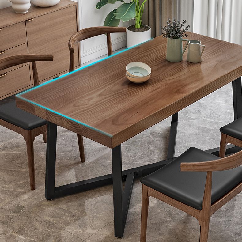 Modern 1/2/5 Pieces Dining Set Solid Wood Dining Table Set for Home Use Clearhalo 'Dining Room Sets' 'Dining Tables & Seating' 'dining_room_set' 'furn' 'furn_dining_room_set' 'Furniture' 'furniture_dining_room_set' 'Kitchen & Dining Furniture' 1200x1200_39bff8ec-436c-4114-a11e-2748b8e5a8b5