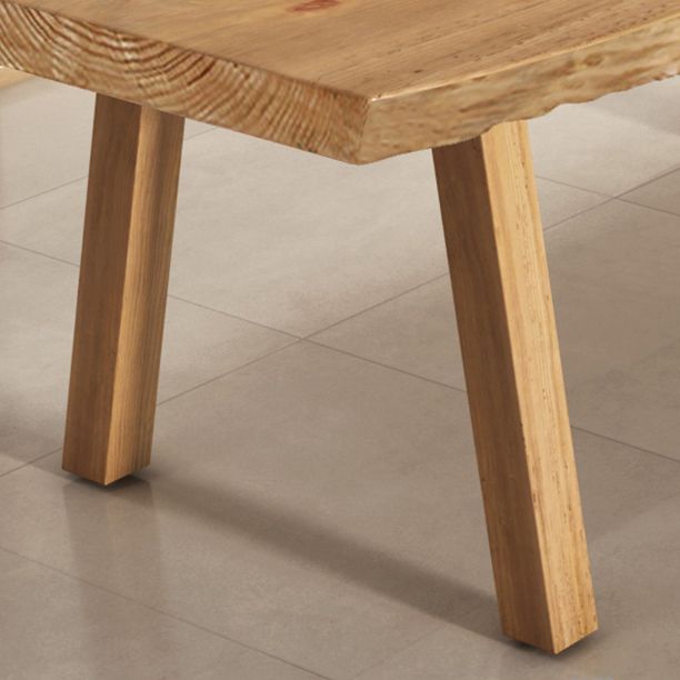 Moderno 1/4/5/6 pezzi set da pranzo tavolo da pranzo in legno di pino rettangolo per sala da pranzo