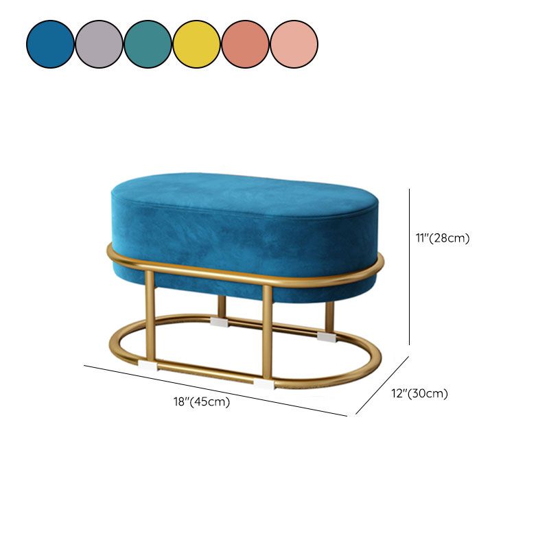 Multi Colors Ottoman Removable Slipcover Upholstered Velvet Ottoman Clearhalo 'furn' 'furn_ottomans_poufs' 'Furniture' 'Living Room Furniture' 'Ottomans & Poufs' 'ottomans_poufs' 1200x1200_39c4c3ff-d440-42a5-af87-950bbc8cbb6c