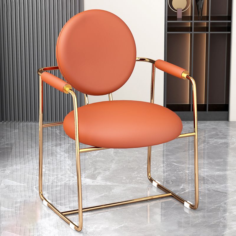 Scandinavian Style Upholstered Arm Side Chairs Open Back Dining Side Chairs (Set of 2) Clearhalo ' kitchen&dining_furn' 'Dining Chairs' 'Dining Tables & Seating' 'dining_chair' 'furn' 'furn_dining_chair' 'Furniture' 'furniture_dining_chair' 'Kitchen & Dining Furniture' 'kitchen' 1200x1200_39c51049-98ae-46a7-ab35-53d5db18fa5f