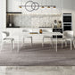 Modern White Dining Table Rectangle Sintered Stone Dining Table with Acrylic Base for Kitchen Clearhalo ' dining_table' 'Dining Tables & Seating' 'Dining Tables' 'furn' 'furn_dining_table' 'Furniture' 'furniture_dining_table' 'Kitchen & Dining Furniture' 'kitchen&dining_furn' 'kitchen' 'kitchen_dining_table' 1200x1200_39c6506b-9c82-4eb1-a158-787bf7b0454a