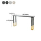 Glam Rectangle Stone Pub Bar Table Indoor Black Iron Bar Dining Table with Sled Pedestal Clearhalo 'Bar Furniture' 'Bar Tables' 'bar_tables' 'furn' 'furn_bar_tables' 'Furniture' 'furniture_bar_tables' 'Kitchen & Dining Furniture' 'kitchen&dining_furn' 'kitchen' 1200x1200_39c67289-71a6-4176-a317-52c7aa730863