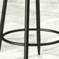 Modern Armless Backrest Counter Stool Iron Cashier Bar Stool with Cushion and Pedal Clearhalo 'Bar Furniture' 'Bar Stools' 'bar_stools' 'furn' 'furn_bar_stools' 'Furniture' 'furniture_bar_stools' 'Kitchen & Dining Furniture' 1200x1200_39c8bfb8-1b86-4643-a58b-900a71e5c988