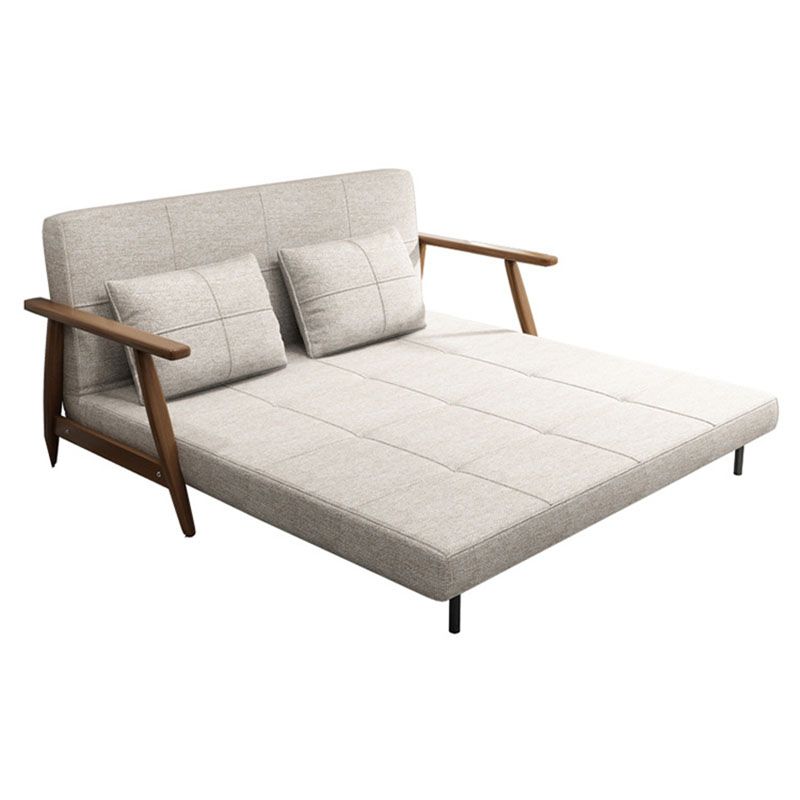 Convertible Sofa Square Arm Tight Back Sofa Bed 34.65 Inch Wide