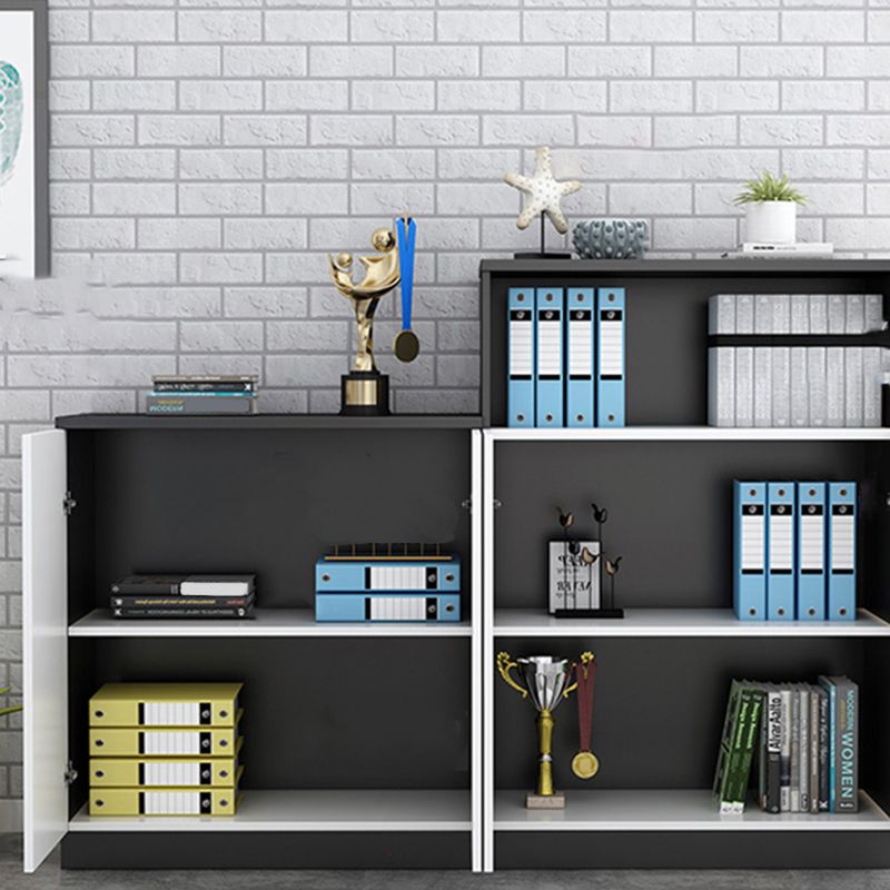 Nordic Style -Dateischrank Holzrahmen vertikaler Aktenschrank mit Speicher