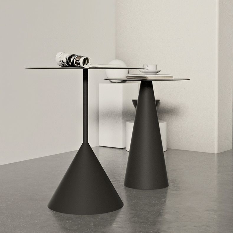 Iron 2 Piece Bunching Tables with Round Top and Pedestal Base Clearhalo 'Coffee & Accent Tables' 'Coffee Tables' 'coffee_tables' 'furn' 'furn_coffee_tables' 'Furniture' 'Living Room Furniture' 1200x1200_39cf4fe9-31f7-4790-99f3-8c11b7578fe4