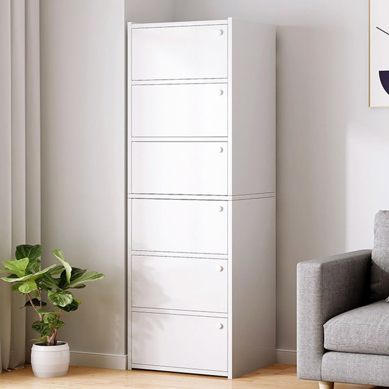 15,74 "L Armoire à accent moderne Armoire de rangement en bois avec étagères