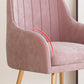 Scandinavian Upholstered Arm Dining Chair Solid Back Dining Single Chair for Home Clearhalo ' kitchen&dining_furn' 'Dining Chairs' 'Dining Tables & Seating' 'dining_chair' 'furn' 'furn_dining_chair' 'Furniture' 'furniture_dining_chair' 'Kitchen & Dining Furniture' 'kitchen' 1200x1200_39d3c8fc-9d9d-447f-b0c7-1e0e3f25d43e