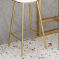 Glam 1/2/3/5 Pieces Counter Set Coffee Shop Trestle Stone Table and Stool Set