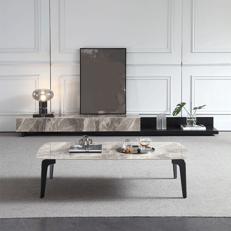 Ronde nestelende salontafel lift top Scandinavische metalen kruisbenen koffiecocktailtafel