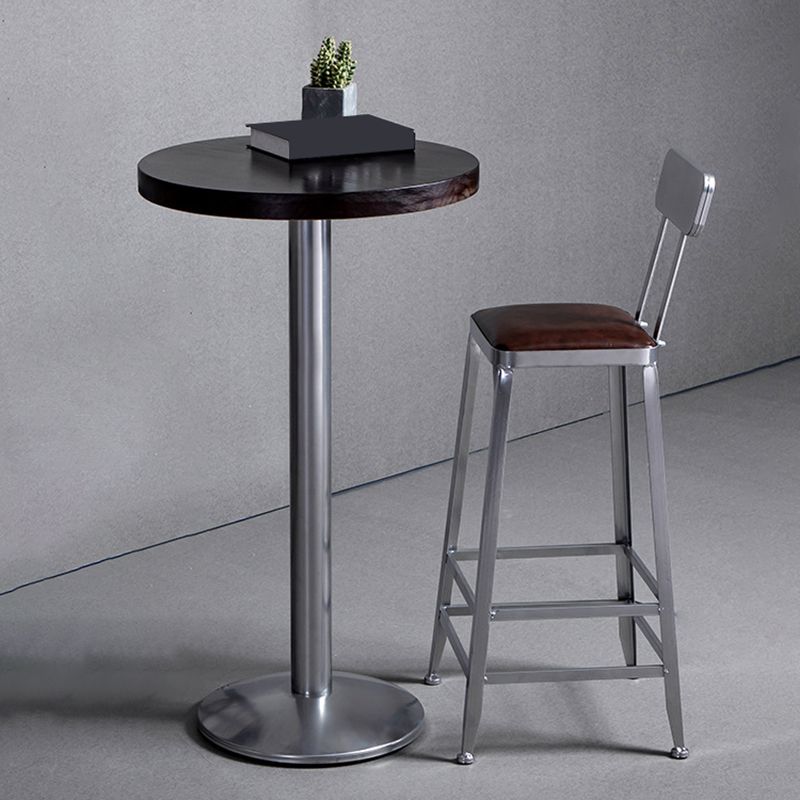Metal Dining Stools Contemporary Armless Faux Leathe Bar Stools Clearhalo 'Bar Furniture' 'Bar Stools' 'bar_stools' 'furn' 'furn_bar_stools' 'Furniture' 'Kitchen & Dining Furniture' 1200x1200_39d97064-7b1c-49f3-bea0-d6d409454ed0