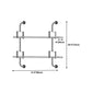 Wooden Wall Mounted Bookshelf Industrial Floating Storage Bookcase