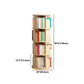Scandinavian Style Bookshelf Closed Back Solid Wood Bookcase for Home Office Clearhalo 'Bookcases' 'furn' 'furn_bookcases' 'Furniture' 'furniture_bookcases' 'Office Furniture' 1200x1200_39da1881-b89e-4d11-8c3a-cc15f09abb7e